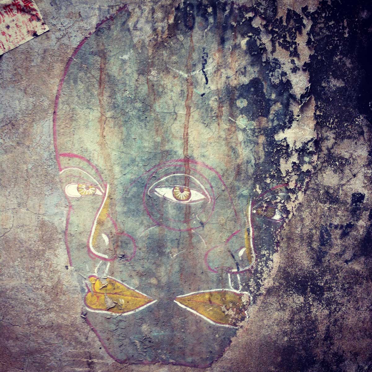 Stencil graffiti