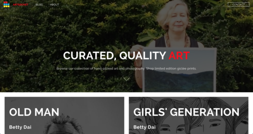Current website design