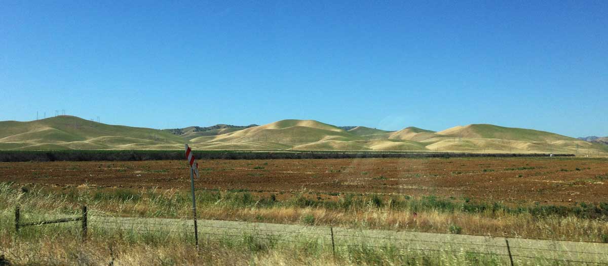 Typical Californian landscape