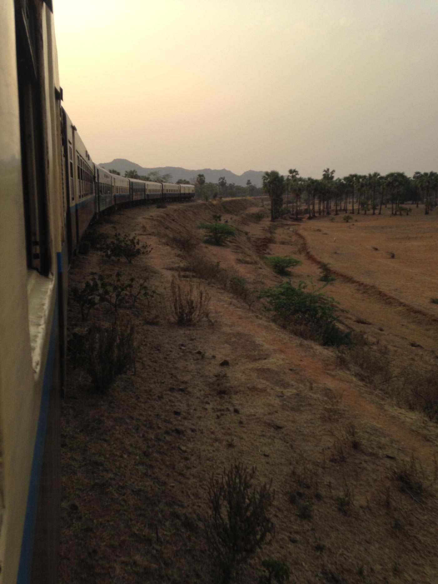 On the train