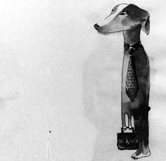 Travel Dog drawing